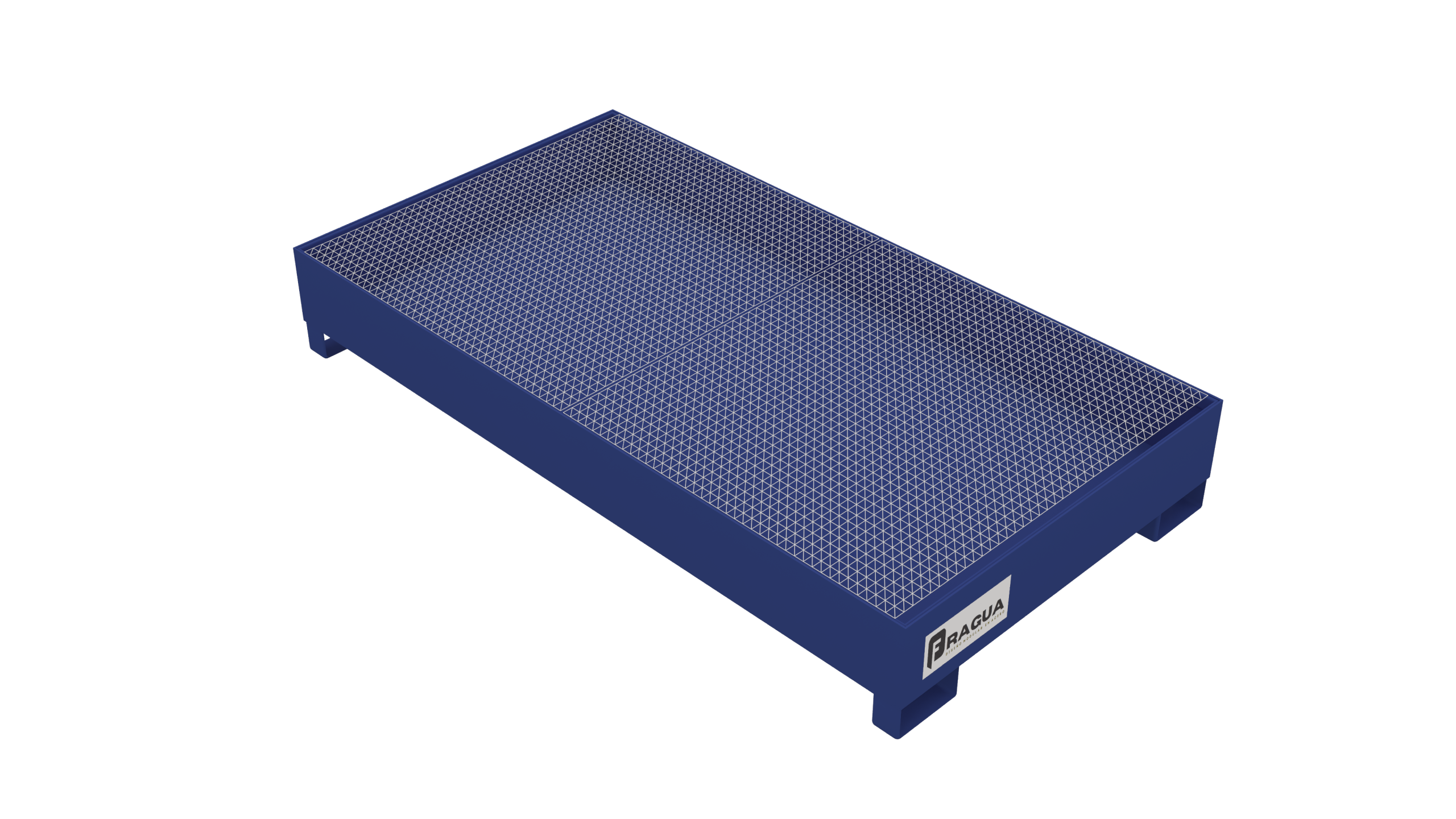 Base Antiderrame Rectangular 4 Tambores - Imagen 3